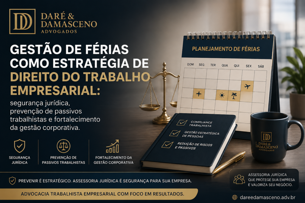 Gestão de Férias como Estratégia de Direito do Trabalho Empresarial: segurança jurídica, prevenção de passivos trabalhistas e fortalecimento da gestão corporativa