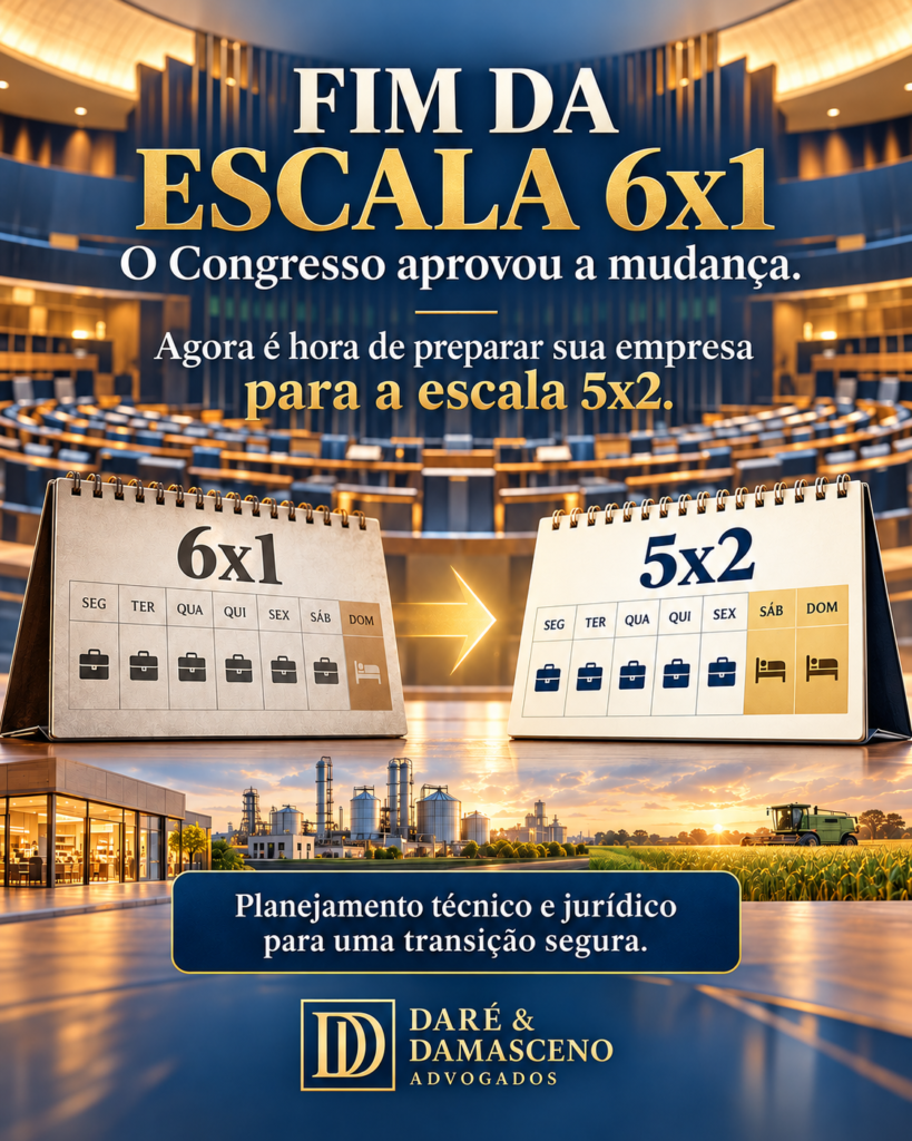 Escala 5×2: planejamento jurídico e operacional para a nova jornada de trabalho Prepare sua empresa para a transição com apoio especializado.